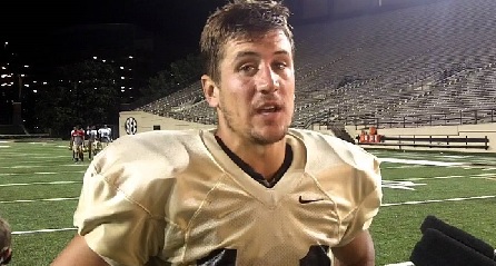 Jordan Rodger playing as professional football player.